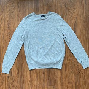 J.Crew 100% Cotton Gray Crewneck Sweater Medium